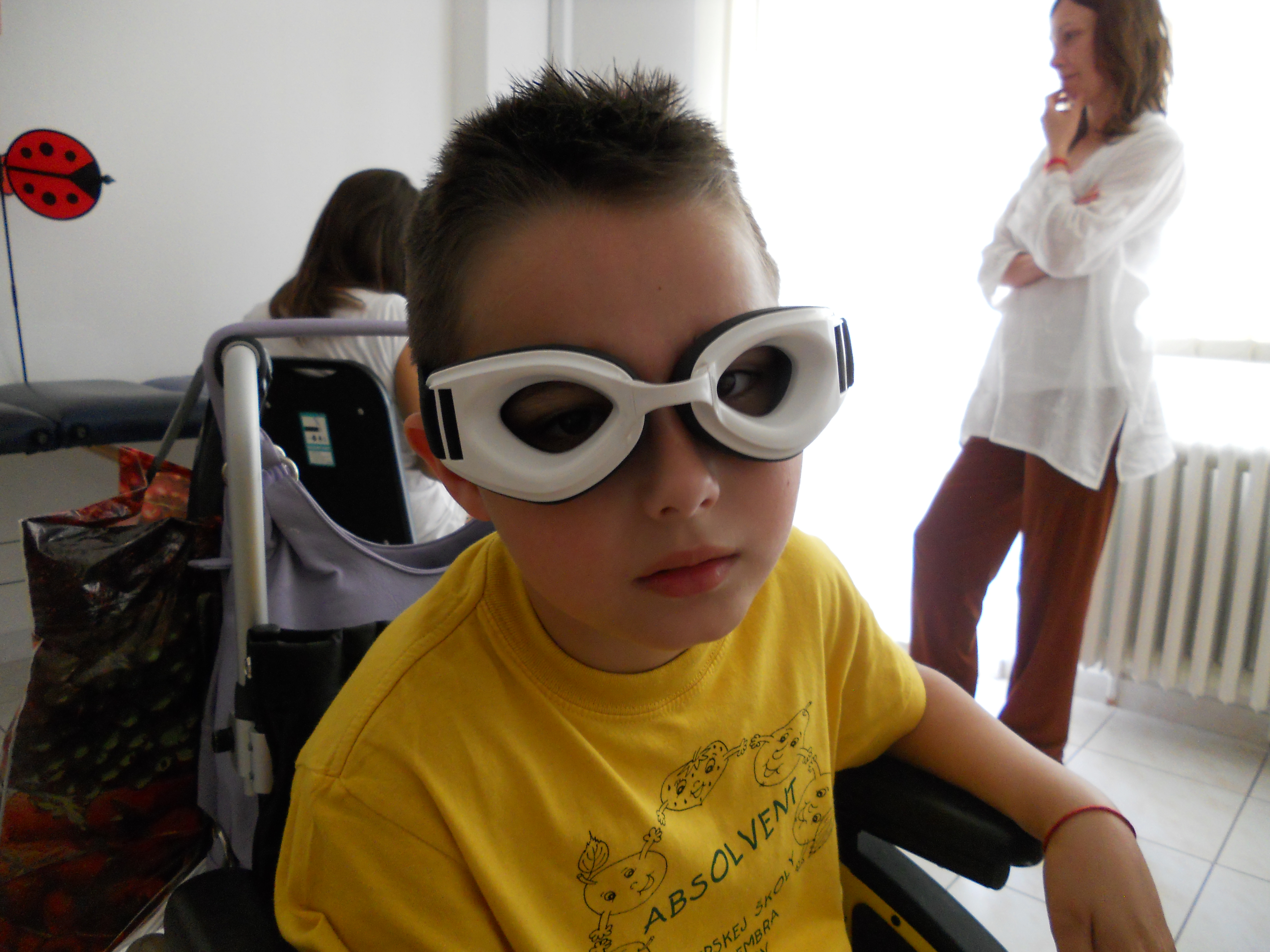 POS- stimulácia očných nervov